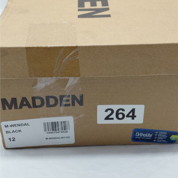 Steve Madden Mens Dress Shoes Size 12 Black Leather Slip On Comfort Loafers - Picture 4 of 12